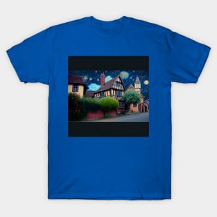 Starry Night Over Godric's Hollow T-Shirt